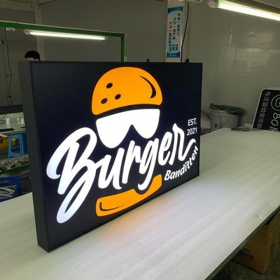 Προσαρμοσμένο Light Board Marker 3D Sign LED Ακρυλικό Διαφημιστικό Φωτιστικό Κουτί για εξωτερικούς χώρους