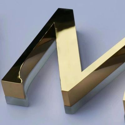 Ακρυλικό 3D γράμμα πινακίδα για το κατάστημα προσαρμοσμένο μέγεθος LED πίσω φωτισμένη σήμανση γράμματα