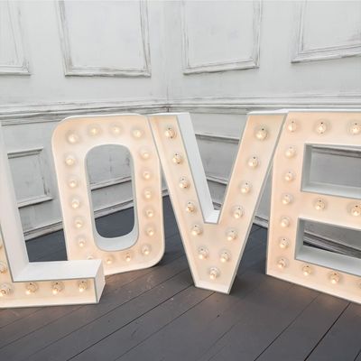 28 C Custom Light Marquee Σημάδι LED Πίνακας Marquee γράμματα Αγάπη γάμος Αριθμοί λαμπτήρας