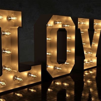 28 C Custom Light Marquee Σημάδι LED Πίνακας Marquee γράμματα Αγάπη γάμος Αριθμοί λαμπτήρας