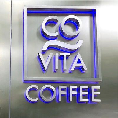 50000 ώρες εργασίας Ζωή Προσαρμοσμένη σήμανση εμπορικού κέντρου 3D ακρυλική LED φωτεινή πινακίδα για γάμο