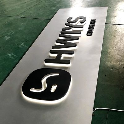 Διαφήμιση Εισερχόμενη τάση 12V LED φωτισμένο Custom Logo Σημείωση Επιστροφική φωτισμένη Επιστολή Σημείωση 3D Επιστολή LED Σημείωση Φως