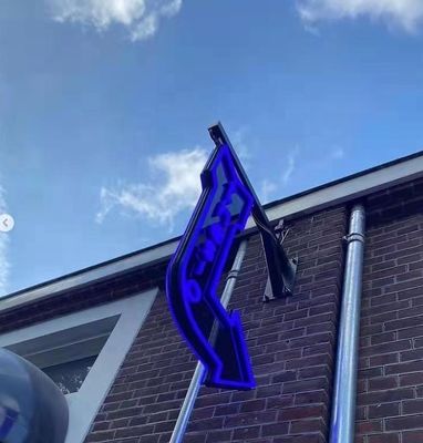Προσαρμοσμένο Light Board Marker 3D Sign LED Ακρυλικό Διαφημιστικό Φωτιστικό Κουτί για εξωτερικούς χώρους