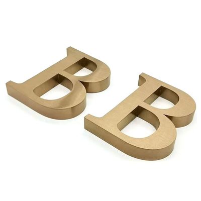 Εξωτερική διαφήμιση Custom Store 3D λογότυπο γράμμα σήμα για ελεύθερο μέταλλο σήμα