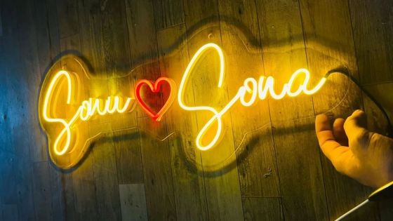 40C Neon Sign Custom Wedding Decoration Marquee Light Up Letters Θα με παντρευτείς;