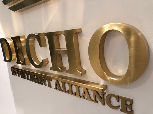 Προσαρμοσμένες εξωτερικές διαφημίσεις μετάλλου LED πινακίδες για προώθηση λογότυπου καταστήματος