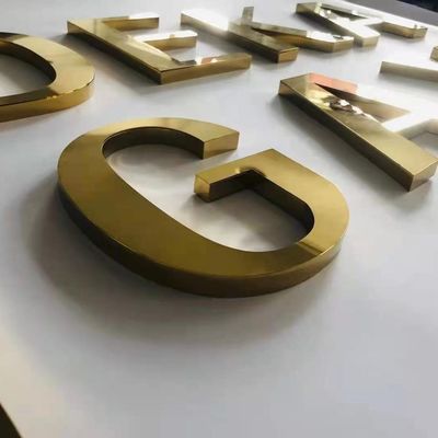 Προσαρμόσιμες LED πινακίδες από ανοξείδωτο χάλυβα για Α-Ζ και Αλφαβήτο αριθμών