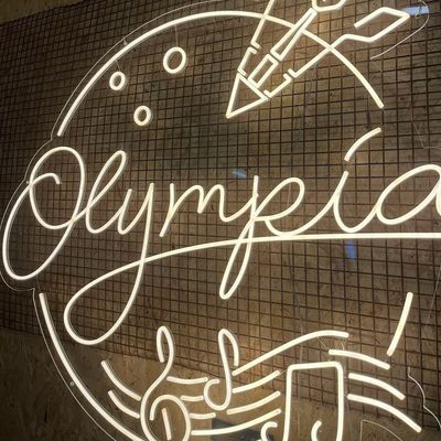 2- Σχεδιασμός Προσαρμοσμένο Φlexible Strip Lamp Lighting Tattoo Name Gaming Logo Studio LED Neon Σήμα