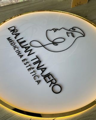 Προσαρμόσιμες LED πινακίδες από ανοξείδωτο χάλυβα για Α-Ζ και Αλφαβήτο αριθμών