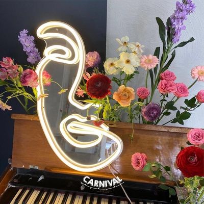 2- Σχεδιασμός Προσαρμοσμένο Φlexible Strip Lamp Lighting Tattoo Name Gaming Logo Studio LED Neon Σήμα
