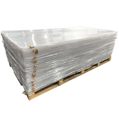 Προσαρμοσμένο Cast Clear Colored 100% Virgin MMA Acrylic Sheet για διαφημιστική μέλιση