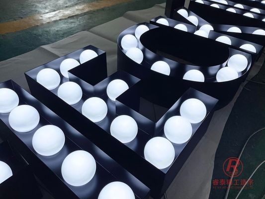 Πλάκα Ηλεκτρική τροφοδοσία Διακόσμηση Led Marquee γράμματα 2ft 3ft 4ft 5ft Giant Light Up Numbers