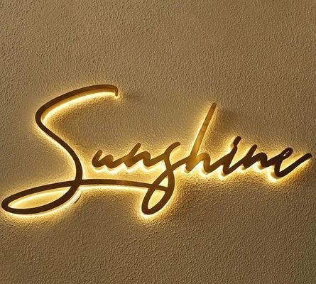 Γραφείο Wall Letters Λογότυπο σε 3D LED για Custom Metal Επιχειρηματική Διαφημιστική Σημείωση