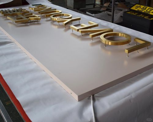 Εξωτερική 3D LED Πίνακα και Πίνακα Εμφάνισης Ατσάλινο μεταλλικό φως φωτεινά γράμματα