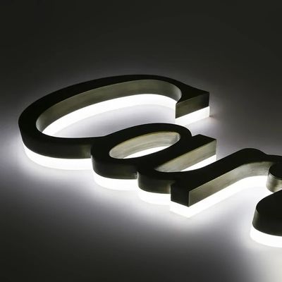 Εσωτερική εξωτερική ακρυλική πινακίδα πίσω φωτισμένη πινακίδα