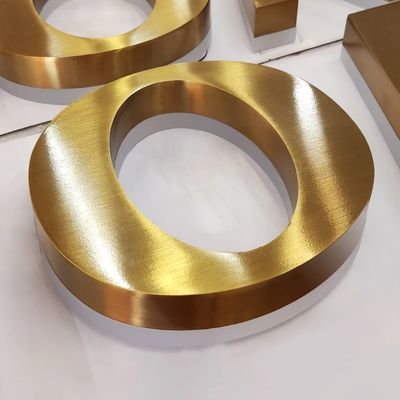 Μικρά γράμματα Λογότυπο 3D Ακρυλική επιχειρηματική πινακίδα για γραφεία και καταστήματα 12V Εισδοτική τάση