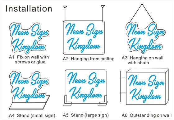 LED Strips Light Source Custom Logo Neon Light για το σήμα γάμου και την επιχείρηση χιονιού