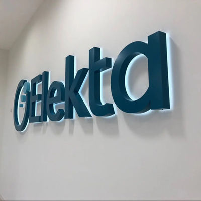 50000 ώρες εργασίας Ζωή Προσαρμοσμένο εξωτερικό σήμα γράμματος με φως LED