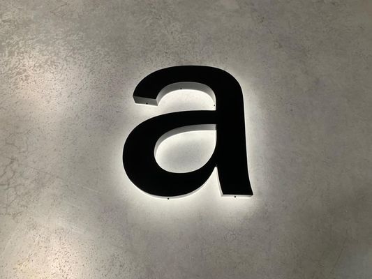 12V backlit LED γράμματα από ανοξείδωτο χάλυβα για καταστήματα