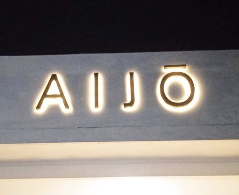 Χιόνι Σύγχρονη απλότητα 3D LED φωτισμένο γράμμα Σημάδι για σταθμούς λεωφορείων Αναπροσαρμοστής τροφοδοσίας