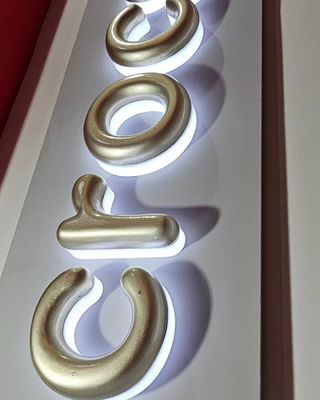 Χιόνι Εξωτερική Σήμανση Εμπορικό Σημάδι LED Γραμματότυπο Custom Metal Εξωτερικό Εξωτερικό 3D Εμπορικό Επιχειρηματικό