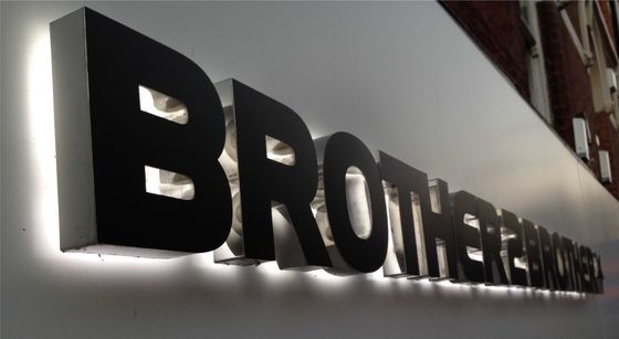 Γραφείο LED φωτισμένη πινακίδα Custom LED backlit γράμμα σήμα για φωτισμένο λογότυπο