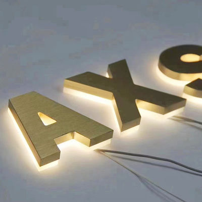Γραφείο LED φωτισμένη πινακίδα Custom LED backlit γράμμα σήμα για φωτισμένο λογότυπο