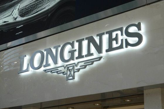Εξωτερικά Ακρυλικά Σημάδια LED Light Name Boards από ανοξείδωτο χάλυβα Προσαρμοσμένα 3D Σημάδια φωτισμού για διακοπές