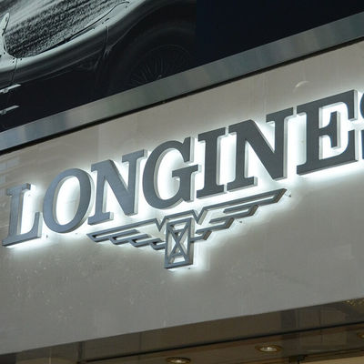 Προσαρμοσμένο Laser Cutting 3D Metal Wall Logo Letters για LED Backlit Σήμα από ανοξείδωτο χάλυβα