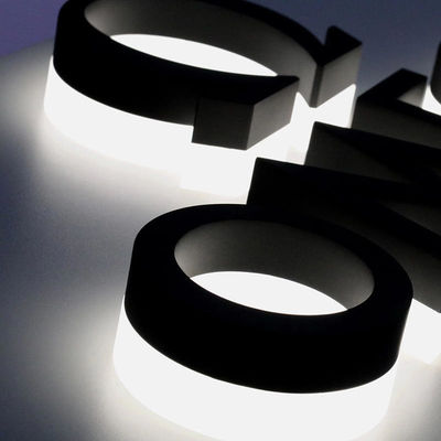 Εξωτερική πόρτα LED ακρυλική διπλής όψης πινακίδα με πολυχρωματικό φωτισμένο λογότυπο